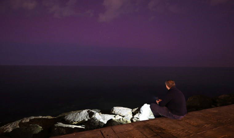 Kuzey Işıkları Trabzon'da görüldü