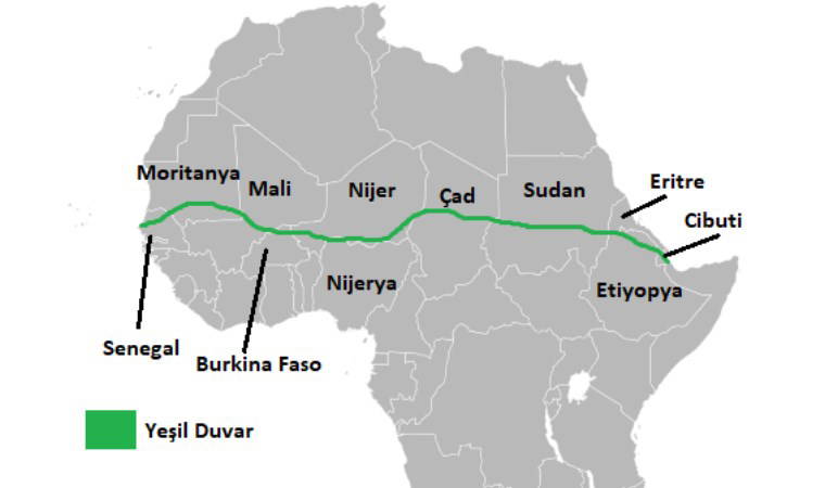 Dev çöle, dev proje: 36 milyar dolarlık ‘Yeşil Duvar’ inşa ediliyor!