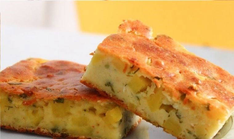 Kahvaltıların pratik kurtarıcısı: Patatesli kek tarifi...