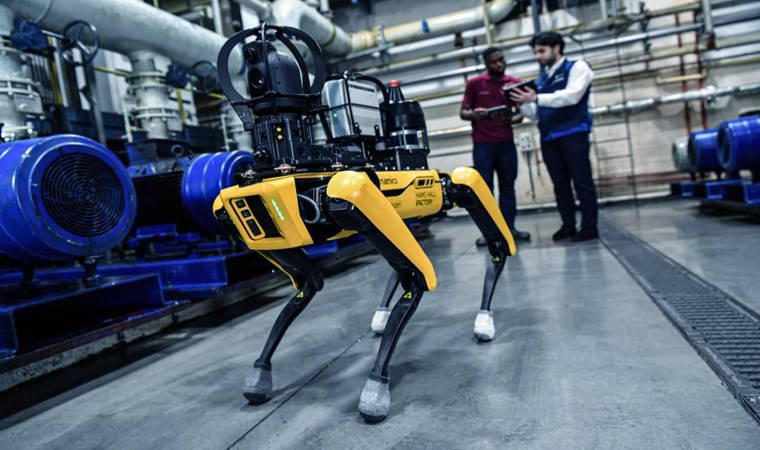 Robot köpek ile fabrikadaki sorunlar tespit ediliyor! BMW'den ürpertici teknoloji...