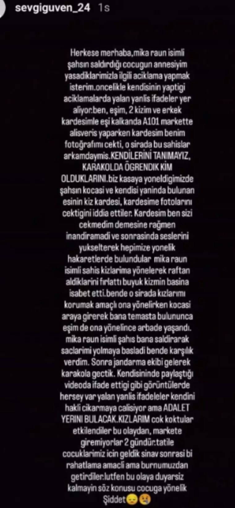 Ünlü fenomen Mika Can Raun, saldırıya uğramıştı: Karşı taraftan ilk açıklama geldi