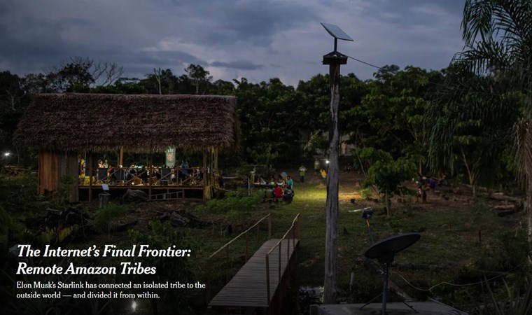 Elon Musk'ın internet verdiği kabile şikayetçi