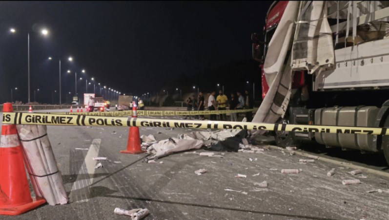 Kuzey Marmara Otoyolu'nda feci kaza: 1 ölü
