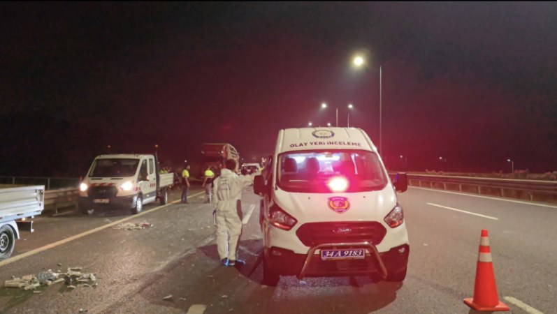 Kuzey Marmara Otoyolu'nda feci kaza: 1 ölü