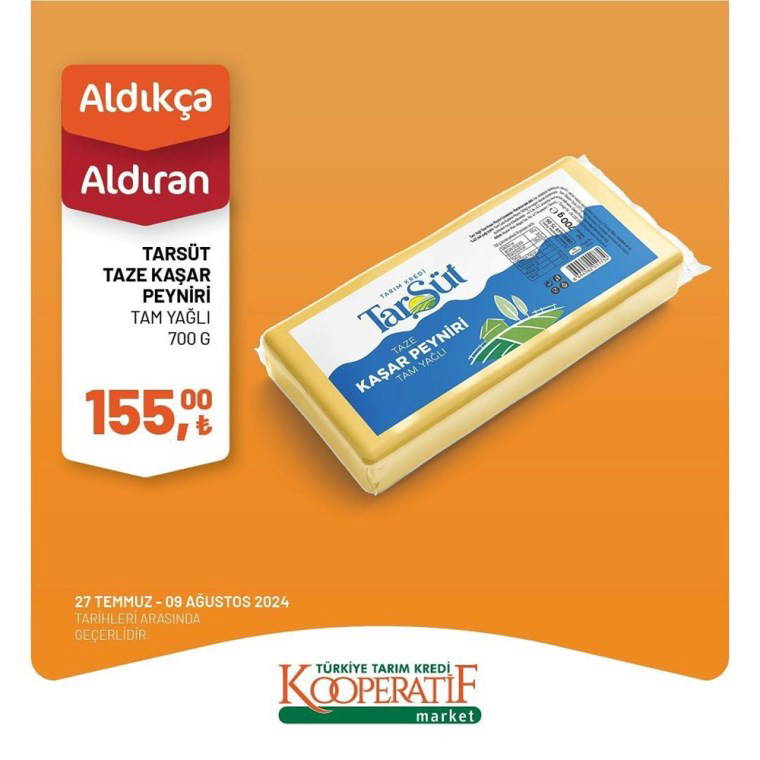 Tarım Kredi Kooperatif Market 29 Temmuz-9 Ağustos 2024 aktüel indirimleri başladı! Bu hafta hangi ürünler indirimde?