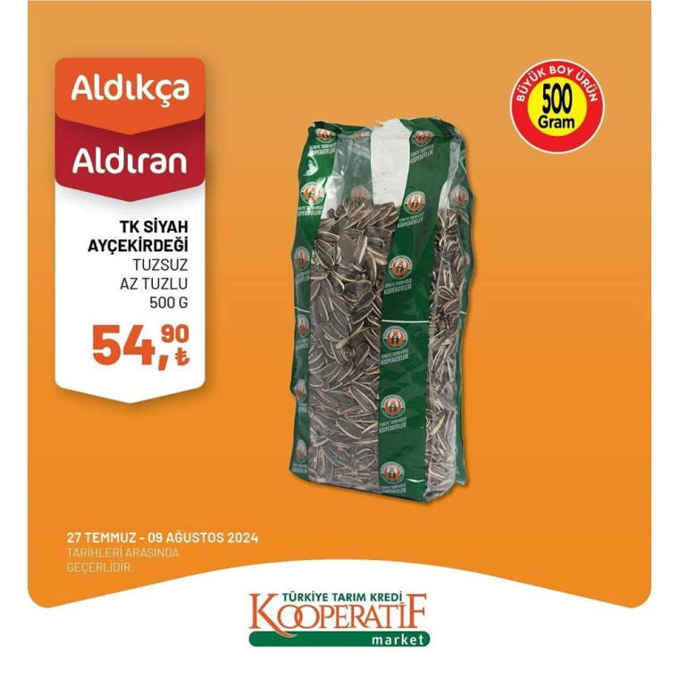 Tarım Kredi Kooperatif Market 29 Temmuz-9 Ağustos 2024 aktüel indirimleri başladı! Bu hafta hangi ürünler indirimde?