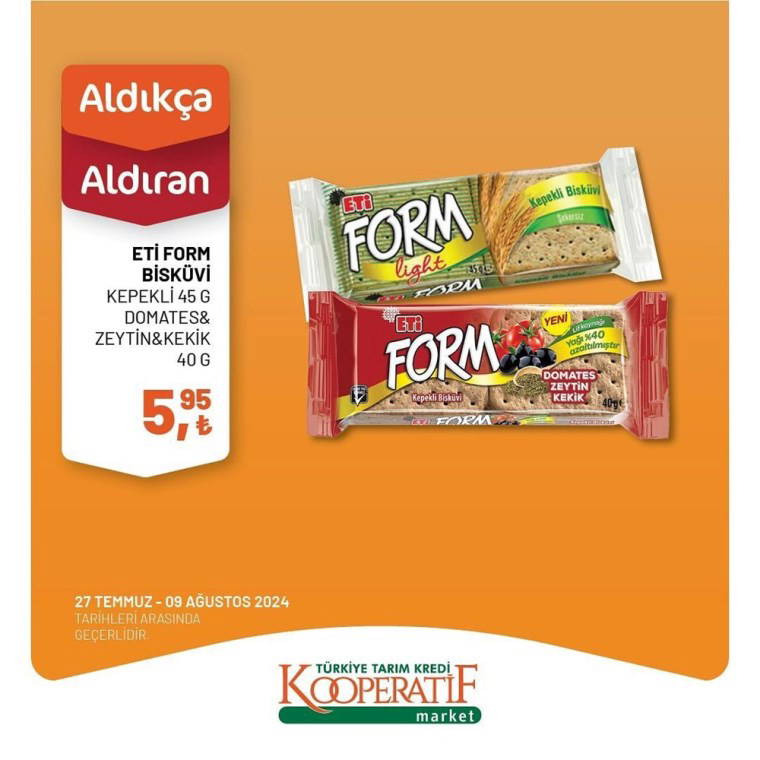 Tarım Kredi Kooperatif Market 29 Temmuz-9 Ağustos 2024 aktüel indirimleri başladı! Bu hafta hangi ürünler indirimde?