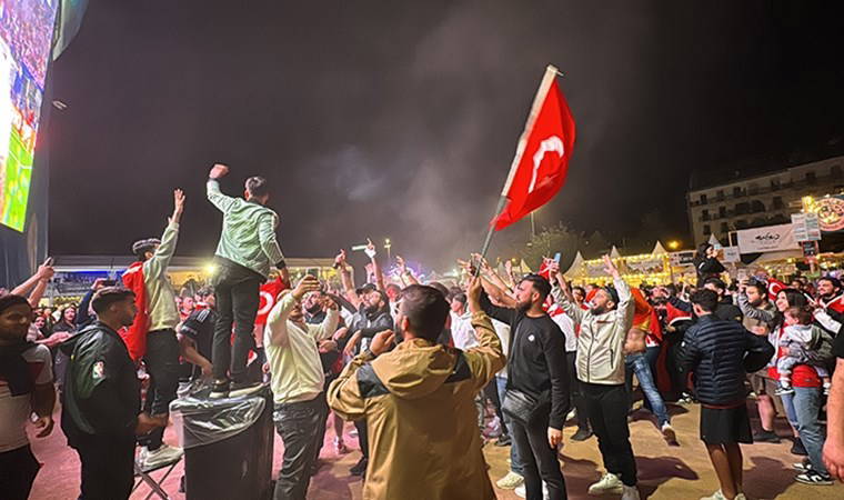 A Milli Takım'ın başarısı coşkuyla kutlandı!