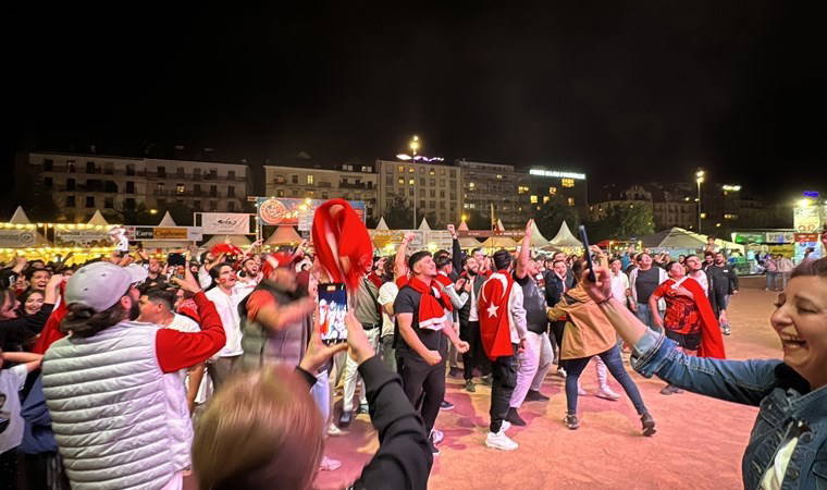 A Milli Takım'ın başarısı coşkuyla kutlandı!
