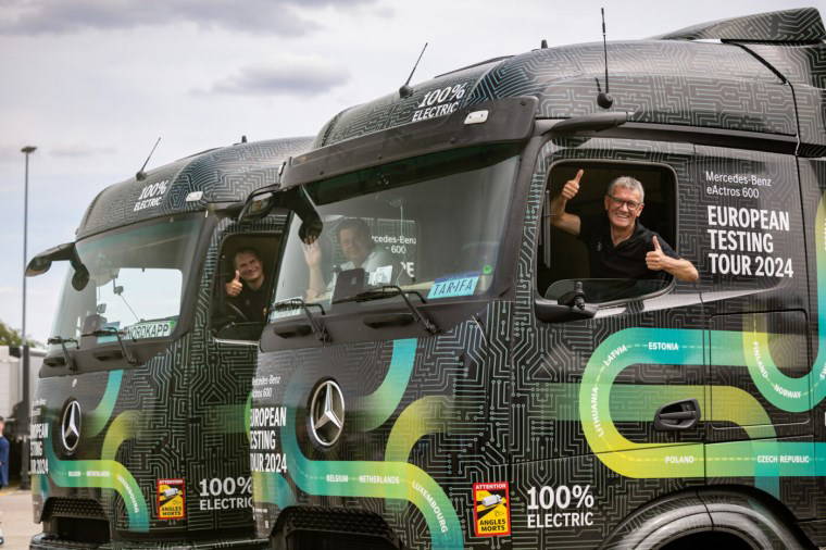 Elektrikli TIR'lar 40 ton yükle 22 ülkeyi gezdi: O markadan 15 bin kilometrelik çılgın test!