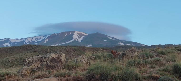 Tablo gibi görüntü... Süphan Dağı'nda mercek bulutu görüldü!