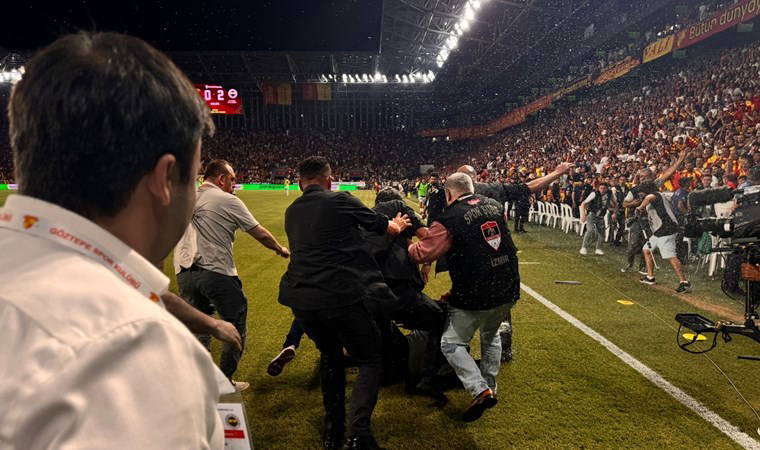 İzmir'de ortalık karıştı: Ali Koç saha kenarında itilerek yere düştü...