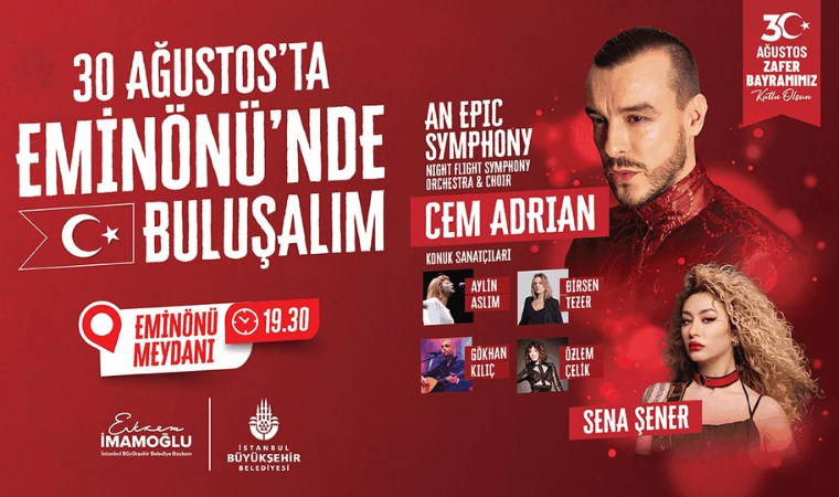 30 Ağustos Zafer Bayramı konser takvimi 2024! 30 Ağustos Zafer Bayramı'nda İstanbul'da hangi ilçede, kimin konseri var?