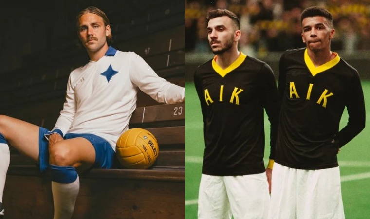 İsveç Ligi'nin 100. yılı anısına takımlardan tarihi forma!