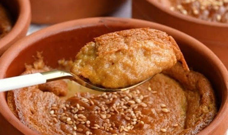 Balığın üstüne tüketebileceğiniz enfes lezzet: Fırında helva tarifi...