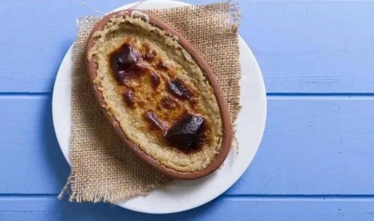 Balığın üstüne tüketebileceğiniz enfes lezzet: Fırında helva tarifi...