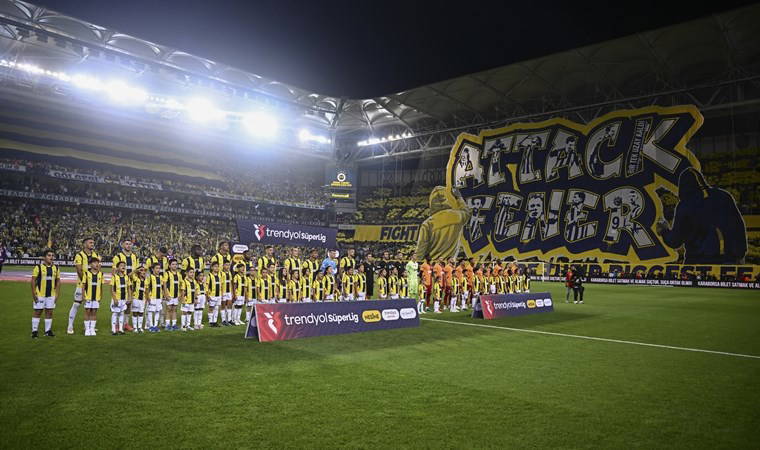 Dev maç öncesi muhteşem atmosfer: Fenerbahçe'den derbiye özel koreografi!