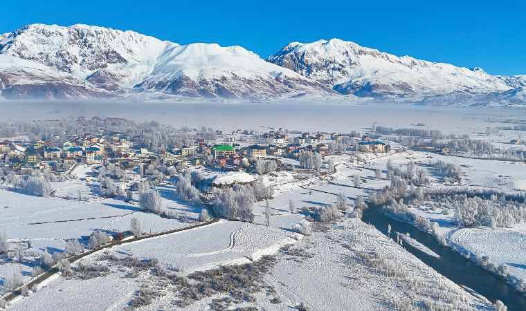 Ovacık’ta seyirlik kış manzaraları