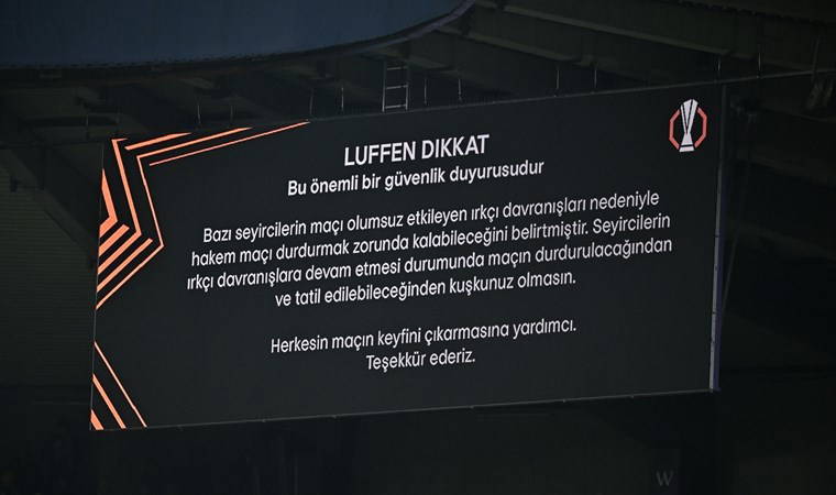 Anderlecht-Fenerbahçe maçı durdu: Hakemler ve oyuncular soyunma odasına gitti!
