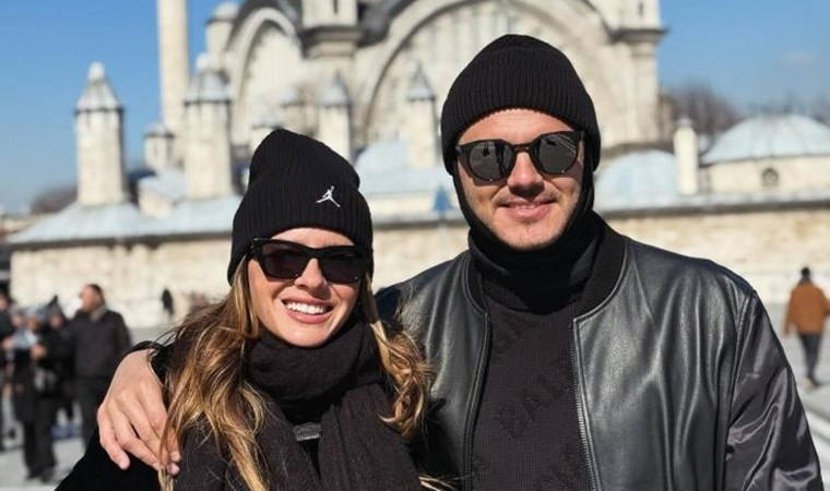 Mauro Icardi'den maskeli İstanbul turu!