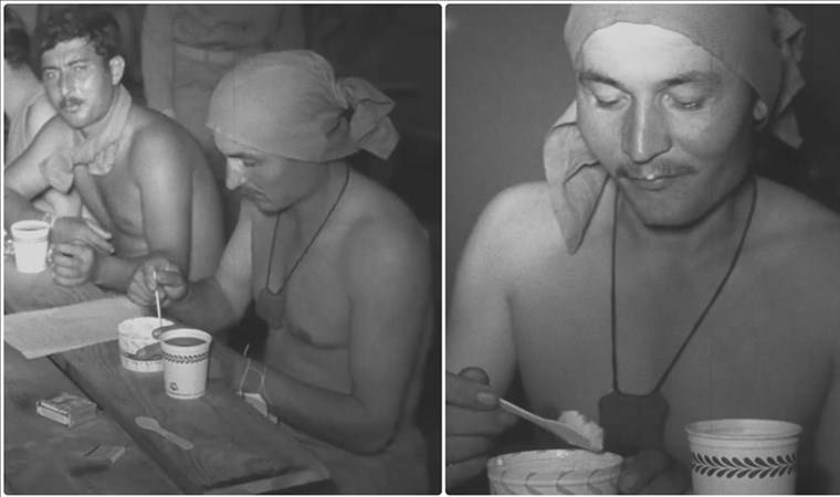 Kore Savaşı'nda dondurma yiyen Mehmetçiğin görüntüsü ailesine ulaştı