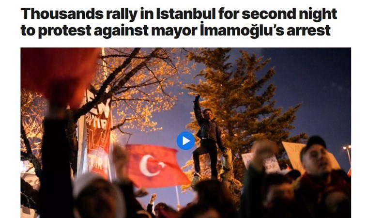 Dünya Türkiye'deki protestoları böyle gördü: 'Yasağa meydan okuyorlar...'