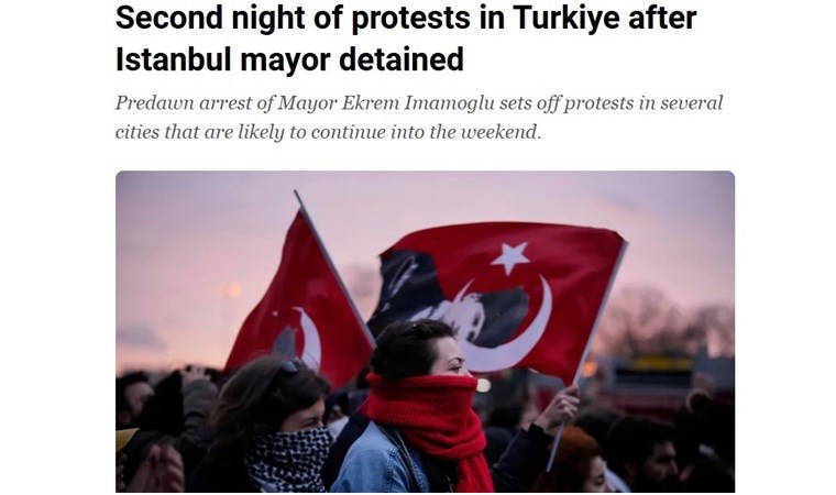 Dünya Türkiye'deki protestoları böyle gördü: 'Yasağa meydan okuyorlar...'