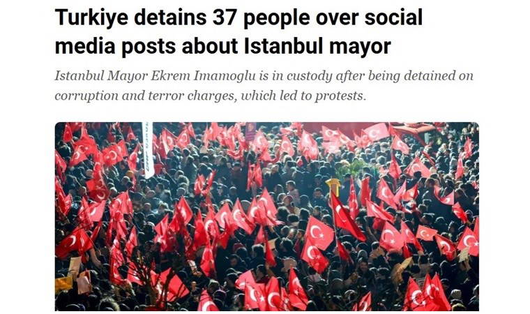 Dünya Türkiye'deki protestoları böyle gördü: 'Yasağa meydan okuyorlar...'