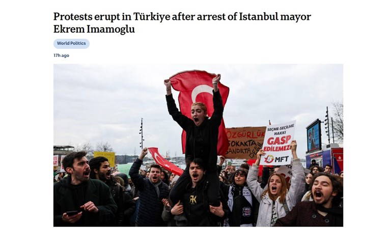 Dünya Türkiye'deki protestoları böyle gördü: 'Yasağa meydan okuyorlar...'