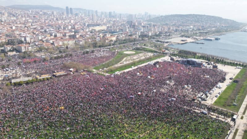 CHP'nin 'Ekrem İmamoğlu'na Özgürlük Mitingi'nden tarihi kareler!