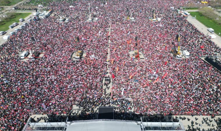 CHP'nin 'Ekrem İmamoğlu'na Özgürlük Mitingi'nden tarihi kareler!