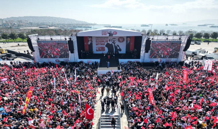 CHP'nin 'Ekrem İmamoğlu'na Özgürlük Mitingi'nden tarihi kareler!
