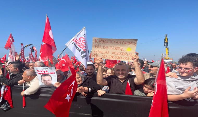 CHP'nin 'Ekrem İmamoğlu'na Özgürlük Mitingi'nden tarihi kareler!