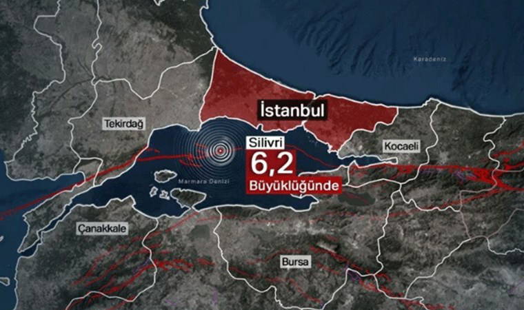 İstanbul'da 6.2'lik depremin ardından... Deprem haritası güncellendi: En riskli ilçeler açıklandı!