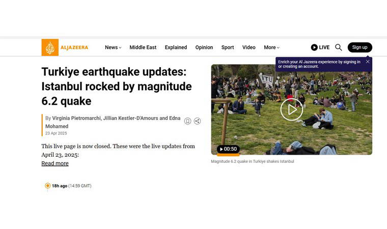 İstanbul depremi dünya basınında: 'Bu gelişme iki olasılığa işaret ediyor...'