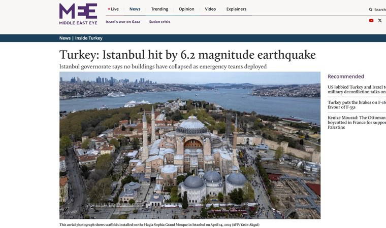 İstanbul depremi dünya basınında: 'Bu gelişme iki olasılığa işaret ediyor...'
