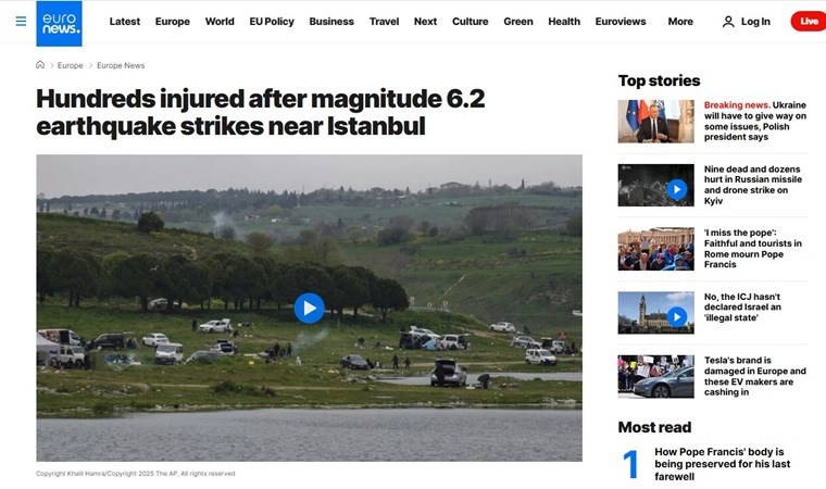 İstanbul depremi dünya basınında: 'Bu gelişme iki olasılığa işaret ediyor...'