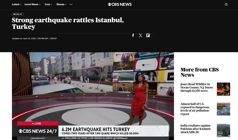 İstanbul depremi dünya basınında: 'Bu gelişme iki olasılığa işaret ediyor...'