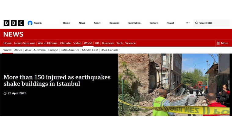 İstanbul depremi dünya basınında: 'Bu gelişme iki olasılığa işaret ediyor...'