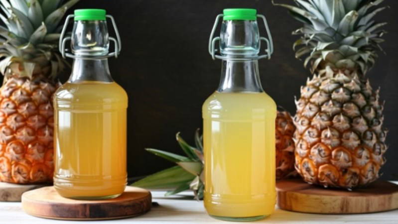 Detoks etkisi yaratan mucize çözüm: Ananas sirkesi tarifi ve faydaları