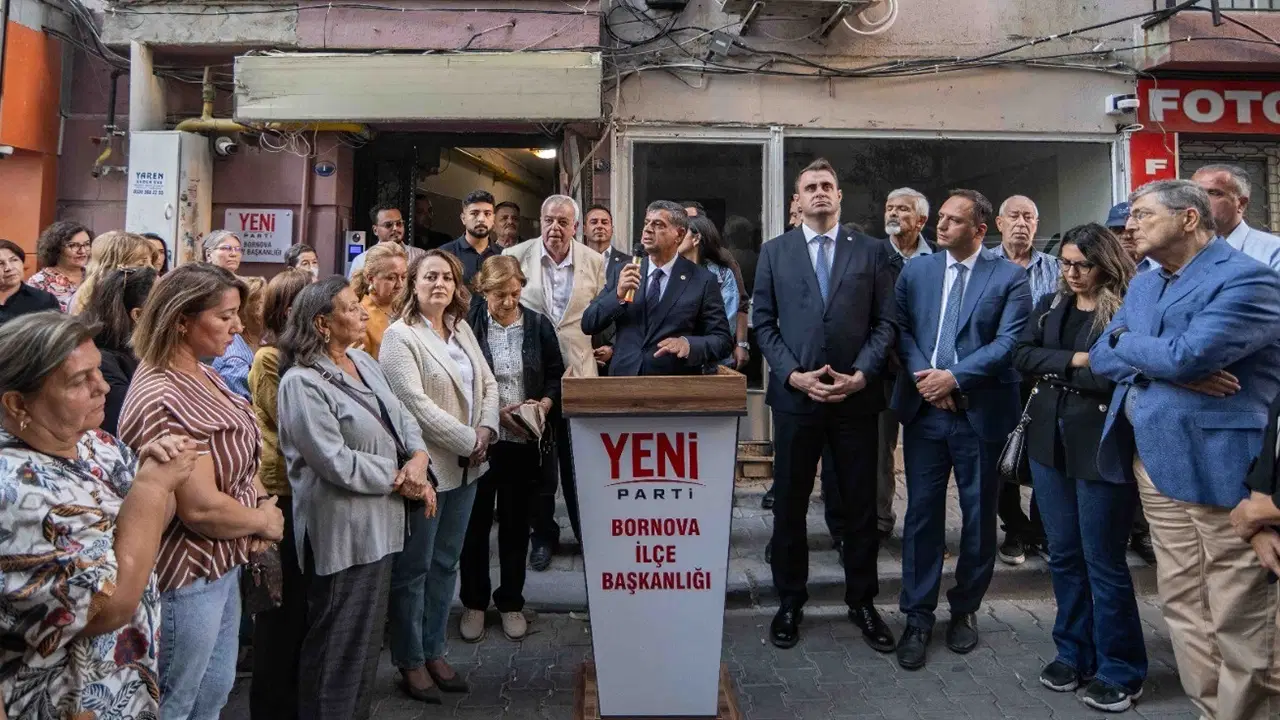 YENİ Parti Bornova İlçe Başkanlığı binası açıldı: 'Sakın AKP iktidarından korkmayın, gidiyorlar...'