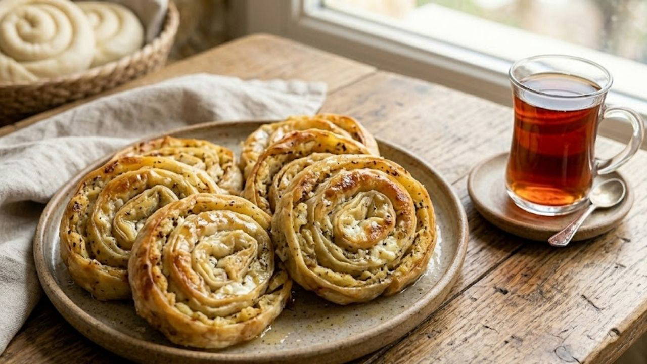 Kahvaltı sofralarına pratik ve çıtır lezzet: Patatesli rulo börek tarifi