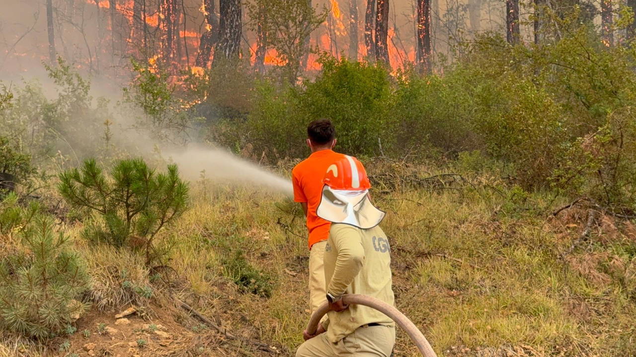 Karabük’te orman yangını 2. gününde... 5 şüpheli gözaltına alındı
