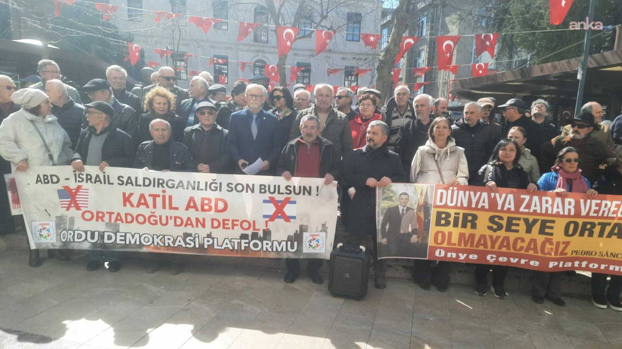 Ordu Demokrasi Platformu'ndan İran'a saldırılara tepki