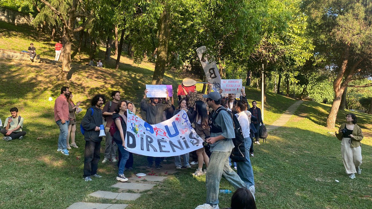 Tutuklu gençlere destek eylemi: ‘Mücadeleye devam edeceğiz’