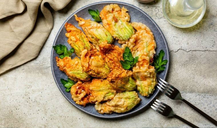 Kabak çiçeği kızartması tarifi