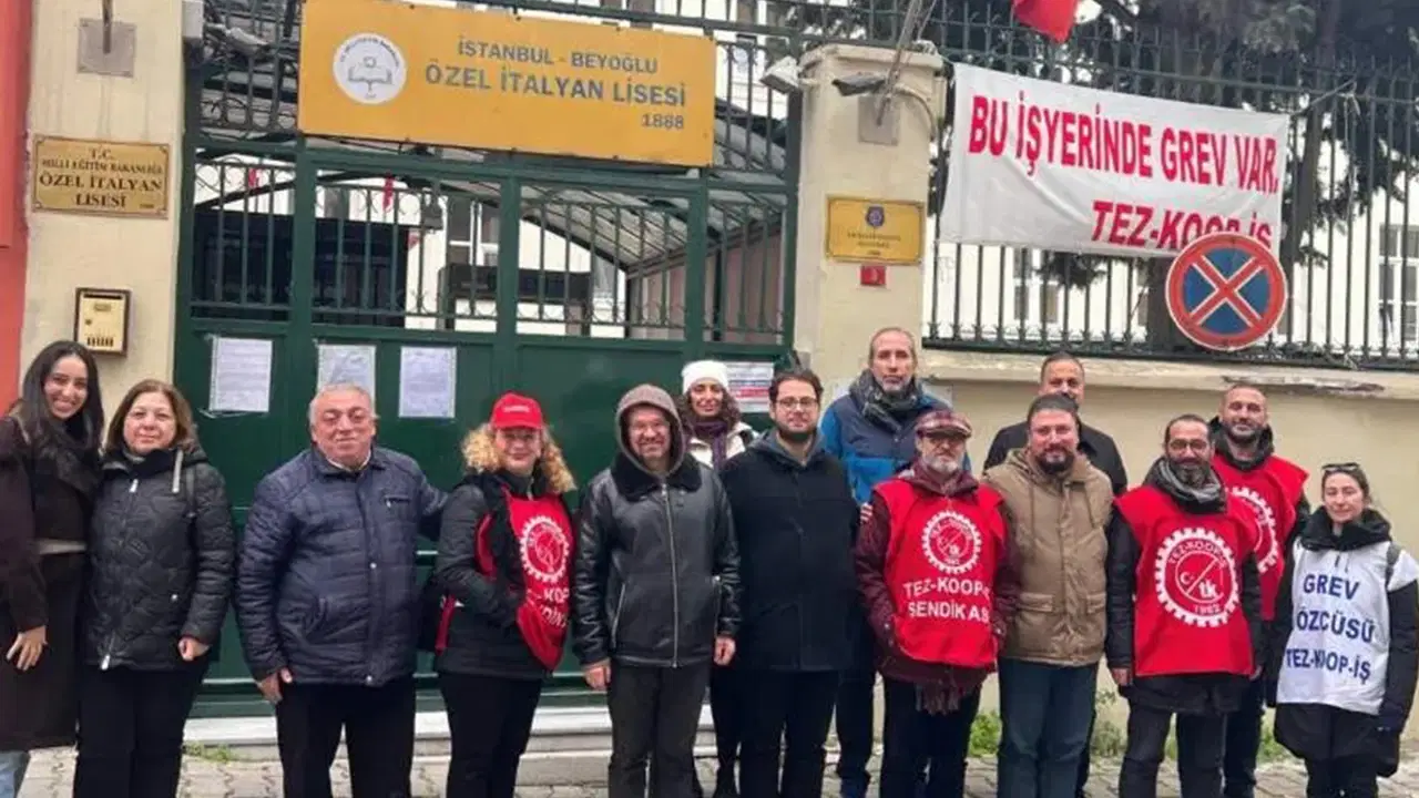 Eğitim-İş'ten 'Özel İtalyan Lisesi' açıklaması: 'MEB açıkça grev kırıcılık yapmaktadır'