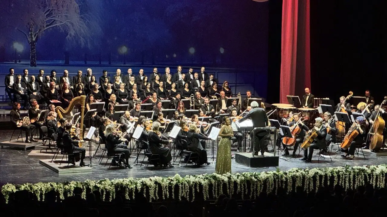 İstanbul Devlet Opera ve Balesi, AKM'de 'Yeni Yıl Konseri' verdi
