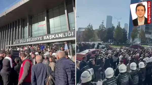 Gerekçe: CHP'li olmaları... Şişli Belediyesi önünde 'işten çıkarma' protestosu!