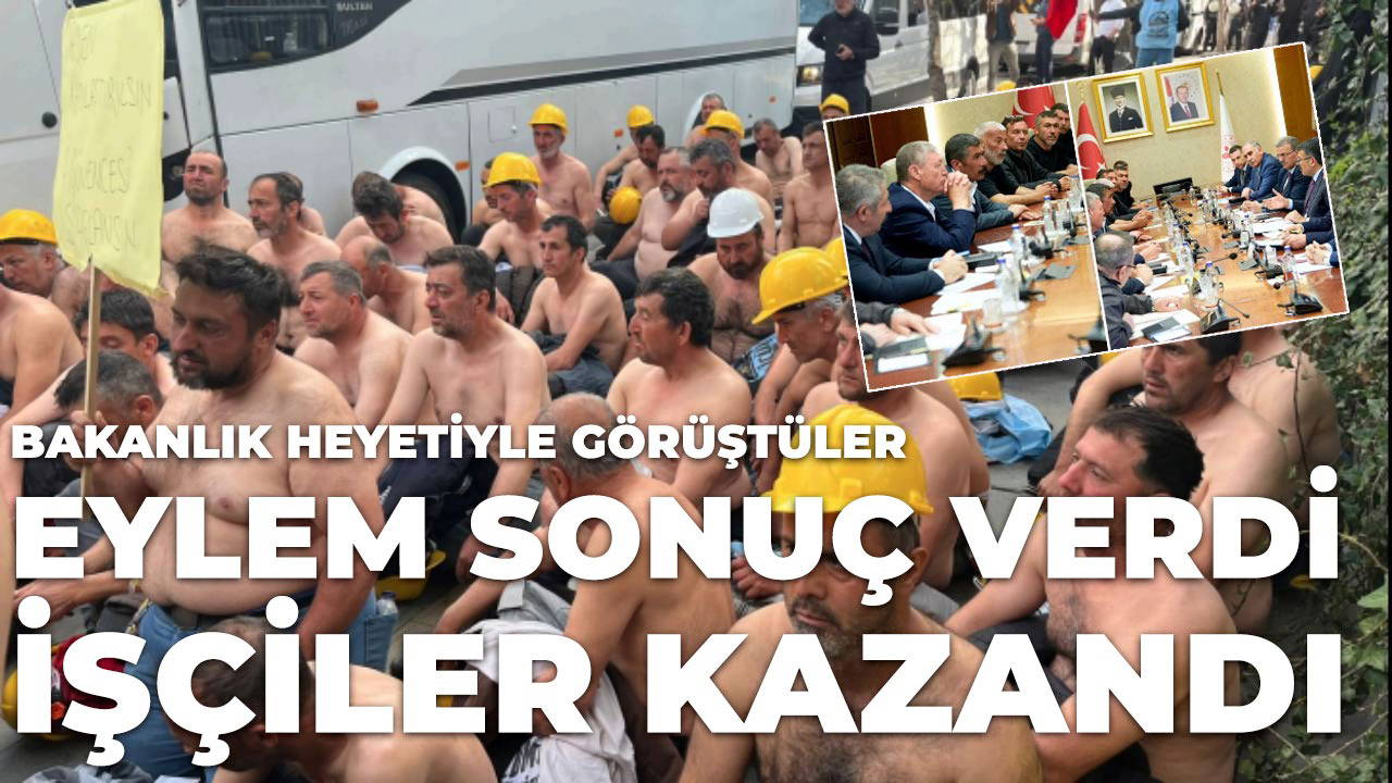 Bakanlık heyetiyle görüşmüşlerdi... Doruk Madencilik işçileri kazandı: Talepler kabul edildi, eylemler sona erdirilecek